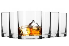 Klasyczne proste szklanki do whisky soku Balance KROSNO 6x220ml ZESTAW