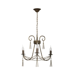 Żyrandol Lampa wisząca TWIST 3x60W IP20 E14 Brąz Nowodvorski
