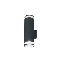 Kinkiet zewnętrzny Lampa ROCK 2x60W E27 Grafit Nowodvorski