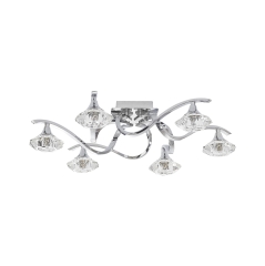 Lampa przysufitowa TESALLI 6x40W IP20 G9 Chrom Nowodvorski
