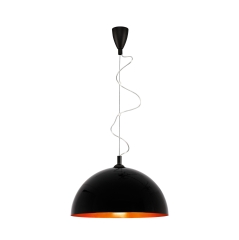 Lampa wisząca HEMISPHERE L 1x60W IP20 E27 Czarny Nowodvorski