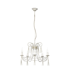 Żyrandol Lampa wisząca TWIST 5x60W IP20 E14 Biały Nowodvorski
