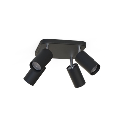 Lampa sufitowa Listwa Reflektor 4x10W LED Czarny Nowodvorski
