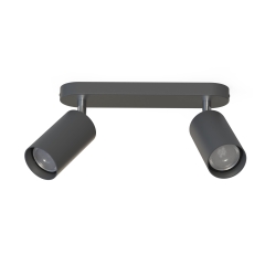 Lampa sufitowa Listwa Reflektor 2x10W LED Grafit Nowodvorski