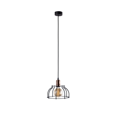 Lampa wisząca WORKSHOP C 1x60W IP20 E27 Czarny Nowodvorski