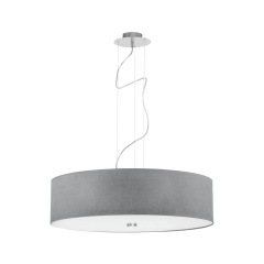 Lampa wisząca VIVIANE 3x60W IP20 E27 Szary Nowodvorski