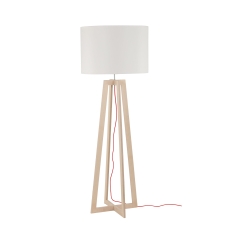 Lampa podłogowa ACROSS 1x60W IP20 E27 Drewno Nowodvorski