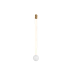 Lampa wisząca KIER M 12W IP20 G9 Satynowy złoty Nowodvorski
