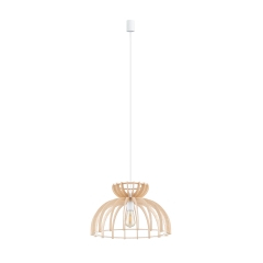 Lampa wisząca KYMI C 60W IP20 E27 Drewno Nowodvorski