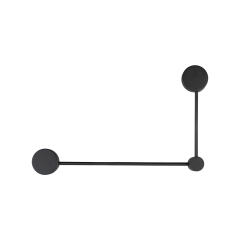 Kinkiet ścienny ORBIT 8W IP20 GX53 Czarny Nowodvorski