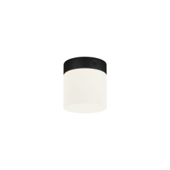 Lampa sufitowa Plafon CAYO 1x40W IP44 G9 Czarny Nowodvorski