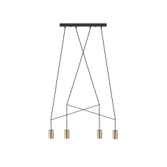 Lampa wisząca IMBRIA 10W LED IP20 GU10 Mosiądz Nowodvorski