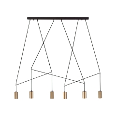 Lampa wisząca IMBRIA 10W LED IP20 GU10 Mosiądz Nowodvorski