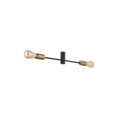 Lampa sufitowa Plafon ROTOR 2x60W IP20 E27 Czarny Nowodvorski