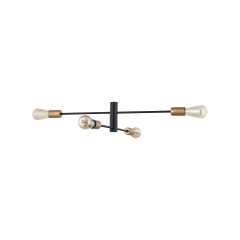 Lampa sufitowa Plafon ROTOR 4x60W IP20 E27 Czarny Nowodvorski