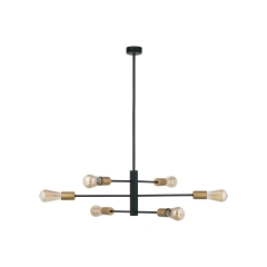 Lampa wisząca ROTOR 6x60W IP20 E27 Czarny Nowodvorski