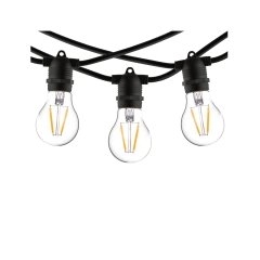 Lampa zewnętrzna ogrodowa FESTOON 9m 15W E27 Czarny Nowodvorski
