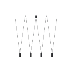 Lampa wisząca MORE EYE 10W LED IP20 GU10 Czarny Nowodvorski