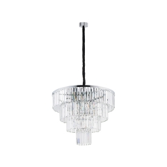 Żyrandol Lampa wisząca CRISTAL L 40W E14 Transparent Nowodvorski