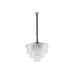 Żyrandol Lampa wisząca CRISTAL M 40W E14 Transparent Nowodvorski