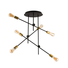 Lampa przysufitowa AXIS 6x60W IP20 E27 Czarny Nowodvorski