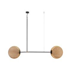 Lampa wisząca MINIMAL 2x40W IP20 E27 Dębowy Nowodvorski
