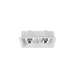 Lampa sufitowa punktowa MOD 2x75W IP20 GU10 Biały Nowodvorski