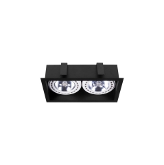 Lampa sufitowa punktowa MOD 2x75W IP20 GU10 Czarny Nowodvorski