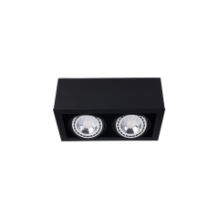 Lampa przysufitowa ES111 2x15W IP20 GU10 Czarny Nowodvorski