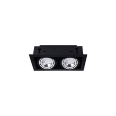 Lampa sufitowa punktowa ES111 2x15W GU10 Czarny Nowodvorski