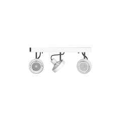 Lampa sufitowa Listwa Reflektor CROSS 3x75W Biały Nowodvorski