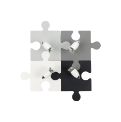 Lampa przysufitowa PUZZLE 4x15W GU10 Multikolor Nowodvorski