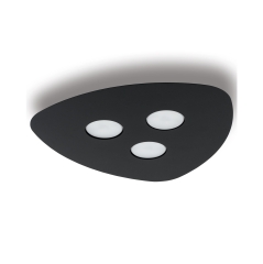 Lampa sufitowa Plafon ORGANIC 3x12W GX53 Czarny Nowodvorski