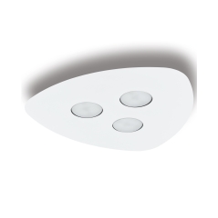 Lampa sufitowa Plafon ORGANIC 3x12W GX53 Biały Nowodvorski