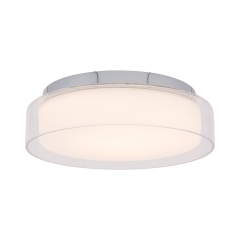 Lampa sufitowa Plafon PAN S 12W IP44 LED Chrom Nowodvorski