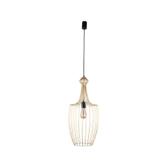 Lampa wisząca LUKSOR L 1x60W IP20 E27 Mosiądz Nowodvorski