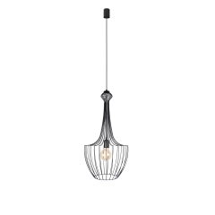 Lampa wisząca LUKSOR S 1x60W IP20 E27 Czarny Nowodvorski