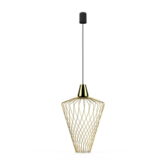 Lampa wisząca WAVE L 1x60W IP20 E27 Mosiądz Nowodvorski