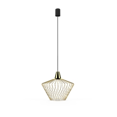 Lampa wisząca WAVE S 1x60W IP20 E27 Mosiądz Nowodvorski