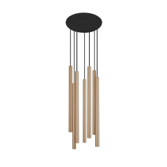 Lampa wisząca LASER 490 7x10W LED IP20 G9 Mosiądz Nowodvorski