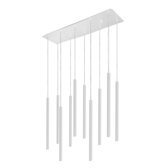 Lampa wisząca LASER 490 10x10W LED IP20 G9 Biały Nowodvorski