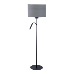 Lampa podłogowa HOTEL PLUS 1x20W, 1x60W IP20 Szary Nowodvorski