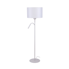 Lampa podłogowa HOTEL PLUS 1x20W, 1x60W IP20 Biały Nowodvorski