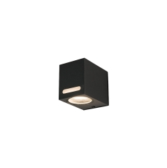 Kinkiet zewnętrzny Lampa ASSOS 1x10W GU10 Czarny Nowodvorski