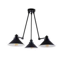 Lampa przysufitowa TECHNO 3x60W IP20 E27 Czarny Nowodvorski