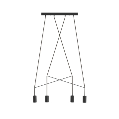 Lampa wisząca IMBRIA 35W IP20 GU10 Czarny Nowodvorski