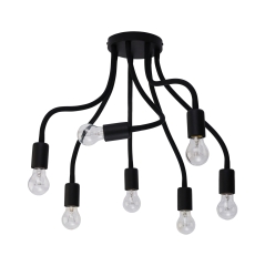 Lampa przysufitowa FLEX 7x60W IP20 E27 Czarny Nowodvorski