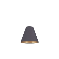 Klosz do lamp Abażur CAMELEON CONE S Czarno-Złoty Nowodvorski