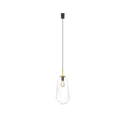 Lampa wisząca PEAR L 40W IP20 E27 Transparent Nowodvorski