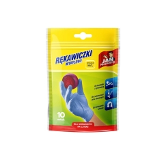Rękawice ochronne nitrylowe 10 szt. r. M/L Jan Niezbędny